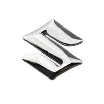 10CM Metalinis Automobilio Logotipo Ženklelis Priekinių Grotelių Emblema Bagažinės Lipdukas SUZUKI SWIFT SX4 ALTO GRAND VITARA IGNIS JIMNY Samurai S-Cross sidabras