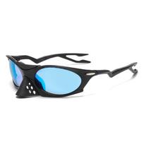 Lauko sporto dviračių akiniai, spalvoti akiniai nuo saulės, unisex lauko sporto akiniai 3 black