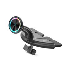 Wireless Charger Stand Cd Rom Cradle Phone Holder Cd Slot Car Maxsafe Car Charging Macsafe Cradle For iPhone Magsafe Samsung with light gray