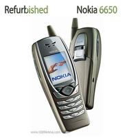 Refurbished Nokia Original Nokia 6650 0.3MP Mobile Phone With 1 SIM Simple Set pilka spalva