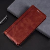 Matinis odinis atverčiamas dėklas-piniginė telefonui OPPO Realme C21Y C25Y C11 C31 C35 C21 C20 C15 9 9i 8 8i 7 7i 6 Pro A54 A74 A94 A93 A73 A52 A72 A92 Knygos tipo telefono dėklas OPPO A72 4G ruda