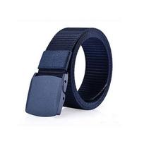 Automatinis sagtis nailoninis diržas vyriškas armijos taktinis diržas vyriškas karinis juosmens drobinis diržas Cummerbunds aukštos kokybės dirželis 125cm tamsiai mėlyna spalva