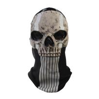 Kaukolės kaukė Steampunk kaukė Žaidimas Skull Ghost Mask Mask Headgear Cos C juoda