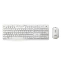Logitech MK295 Enterprise Light Sound Keyboard and Mouse Set Wireless Bluetooth Office Set Full Size with Wireless 2.4G Receiver balta
