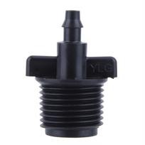 10Pcs 1 2  Barb Tubing Adapter for 4 7mm Drip irrigation Capillary Tubing Hose black