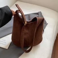 Moteriška didelės talpos PU odinė peties rankinė Žiemos naujos mados Retro Hobo rankinė Prabangaus prekės ženklo dizainerio rankinės 34x10x40cm kava