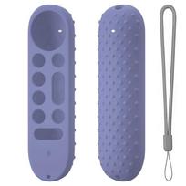 Durability Silicone Remote Cover For TV Streamer 4K TV2024 Grip Controllers Sleeve for Enhancing Protections Case levandų pilka spalva