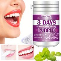 1vnt Violetinė Dantų valymo milteliai Dantų Poliravimo Dantų Giluminio Valymo Milteliai Dantų Valymo Milteliai Kasdieniniam gyvenimui 1pc pink