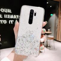 Phone Case For Xiaomi Redmi 9 9A 9C Cases Glitter Bling Cover Xiaomi Redmi Note 11 9 10 Pro 10S 9S Poco X3 NFC Pro F3 M3 Covers Poco X3 NFC sidabras