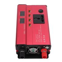 420W Power Inverter DC 12V 24V to AC 220V 50HZ Car Converter Modified Sine Wave 4 USB Ports with Cigarette Lighter Hole black