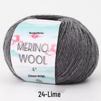 Aukščiausios kokybės 50 g merino vilnos siūlai - vidutinio svorio, rankiniam mezgimui ir nėrimui gray