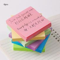 4/8 Pack Sticky Notes 7.5 Cm X 7.5 Cm Refills Various Colors Self-adhesive Notes Extra Strong Sticky Notes Value Pack pink