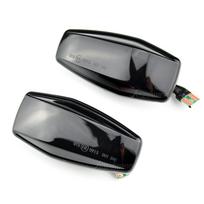 2 vnt. Hyundai Tucson (JM) 2005-2010 Dinaminis posūkio signalo žibintas LED šoninis sparno indikatorius nuoseklus indikatorius mirksėjimo žibintas black