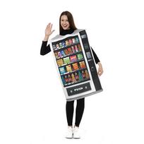 Vending machine role-playing themed party supermarket performance costumes Adult size black