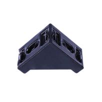 20pcs Black Corner Bracket 3030 Degree Aluminum Angle Connector For Industrial Frame 3D Printer Cnc Router Robotics black