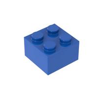 [FunBrick] 20PCS 2x2 DIY Bulk Building Blocks Compatible With 3003 Thick bricks multiple color Educational Creative Toys for Ch 30PCS blue
