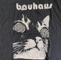 Reti „Bauhaus“ grupės 90-ųjų marškinėliai, unisex stiliaus koncertiniai, dydžiai nuo S iki 4XL. M gray