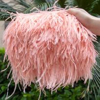 Feather1 Meter/lot Ostrich Feather Trim 10-22cm for Sewing Dress Costume Carnival Wedding Decoration DIY Craft Hair Accessories 1ply 10-15cm white