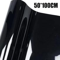 Aukšto blizgumo juoda vinilinė plėvelė automobilių lipdukams 300CM. Produktas, draugiškas „pasidaryk pats“ 50*100 black