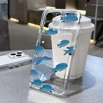 Marine Shark Label Clear Phone Case For Samsung Galaxy A56 5G Cases A55 A54 A53 A16 A36 S25 Ultra S24 S23 S22 Plus S21 FE Cover Galaxy S23+