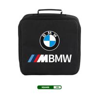 BMW Automobilio įkrovimo laido laikymo dėžutė Nešiojama rankinė Bagažinės organizatorius Automobilio priedai M Performance E36 E46 E60 E90 E91 E92 E93 F30 black