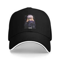 Beisbolo kepuraitės Anime Jujutsu Kaisen Satoru Gojo Vintažinės Madingos Individualizuotos Unisex Laisvalaikio Vasarinės Kepuraitės One Size black