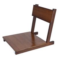 Tatami Chair Smoothly Polished Tilt Backrest Phyllostachys Pubescens Japanese Room Chair brown