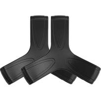 2Pcs Scubas Diving Snorkeling Fin Keeper Soft Silicone Swimming Fin Holder Diving Fin Grippers Elastics Fin Keeper XL black