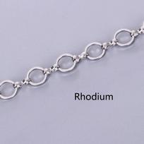 1 Meter 8mm Necklace Chain Silver Gold Copper Round Link Big Chains Bracelet Chain for Jewelry Making DIY Craft Wholesale Round Dia 8mm white