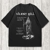Silent Hill 2 Unisex Tshirt Triangle Head Summer New Retro Casual Unisex Fashionable Y2K Tshirt 4XL gray