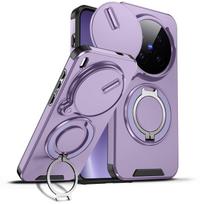 Skirta Vivo X300 Pro dėklas Vivo X300 dangtelis Vivo X300 Pro magnetinis žiedas šarvuotas slankiojantis kameros objektyvo dangtelis Magsafe belaidžio įkrovimo dangtelis vivo X300 Pro