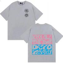 Harry Styles Kiss All The Time Disco Occasionally 2026 Letters Print Graphic 90s Casual Men Women Cotton Loose Tshrit Streetwear XXXL raudona