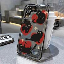 Shark Phone Case For IPhone 17 11 16 15 14 13 12 Pro Max 16E 17E Air Plus Anti Fall And Anti Slip Case iphone 15 Pro black
