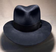 Minkšta gryna vilna, vientisos spalvos juostelė su lanku dekoruota aukšta skrybėlė, patogi nešioti 58cm black