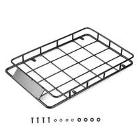 230x147mm Metal Roof Rack Camel Cup Luggage Tray for 1/10 RC Crawler Car Axial SCX10 Traxxas TRX4 RC4WD D90 Parts black