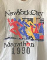 NYC Maratono Reklaminiai Marškinėliai Balti XXL M red