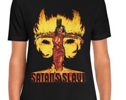 Satan's Slave T-Shirt Horror Movie Tee M brown