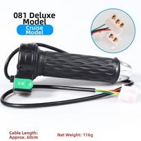Multistyles Assembly Handles Black E-Bike Twist Throttle  Reverse Switch Accessories 10 black