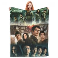 Bėgikė labirinte Antklodė Newt X Thomas Super Minkšta Madinga Pliušinė Lovos Patalynė Metikai Ant Sofos Kėdės Lovos Iškylos Flanelinė Lovatiesė Size: 75*100cm, Weight: 230 GSM
