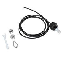 Fitness Pulley Cable Fitness Replacement Cable Fitness DIY Pulley Machine Attachment System black