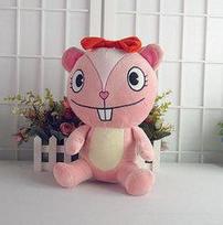 Laimingi Medžio Draugai Pliušiniai Lėlių Rinkinys Nutty Flippy Handy Petunia Flaky Lifty Shifty Sniffles Giggles HTF Figūrėlės Žaislai 40cm Pagalvė