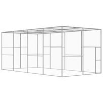 Cat Cage 6 x 3 x 2.5 m Galvanized Steel