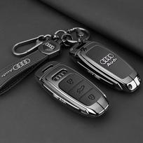 Audi 8P cinko lydinio automobilio nuotolinio valdymo pultelio dėklas Dangtelis Laikiklis Apsauga Audi Q8 A6 A3 A8 C8 S6 RS6 A7 S7 RSQ8 8Y D5 4N RS Etron GT Q4 Q7 black