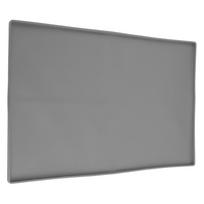 Silicone Coffee Machine Mat for Countertops Non Slip Shock Absorption Coffee Bar Mat Under Coffee Maker Mat Gray gray
