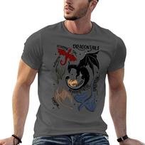Dragontails Fourth Wing Rebecca Yarros Officially Licensed Tshirt Halloween Casual Tshirt 4XL black