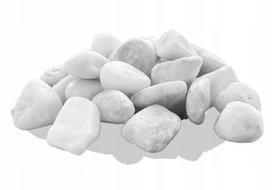 Decorative Ornamental Pebble, Snow , 6 12 cm / 20 k g balta