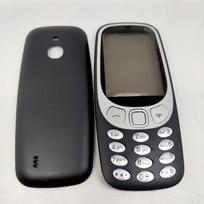 Visas korpusas Nokia 3310 (4G versija) Rėmelis + Baterijos galinis dangtelis + Logotipas Blue English Key