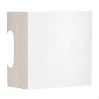 Simple Gas Meter Cover Thickened Steel Pipe Hide Shelf Kitchen Utensil Holder 35-30-15cm white