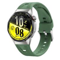 Sportinis silikoninis pakaitinis laikrodžio dirželis, skirtas Huawei Watch GT7 Pro / GT6 Pro  Huawei WatchGT7Pro/GT6Pro žalia