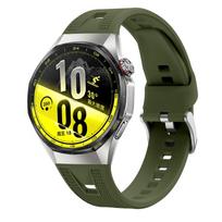 Sportinis silikoninis pakaitinis laikrodžio dirželis, skirtas Huawei Watch GT7 Pro / GT6 Pro  Huawei WatchGT7Pro/GT6Pro armijos žalia spalva